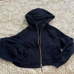 Lululemon Women's Navy Blue Hoodie Jacket